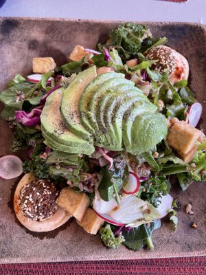 Vivo Salad veganized!  at Vivo Cafe & Restaurant in West Bay