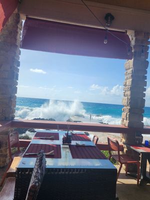 The view at Vivo Cafe & Restaurant in West Bay