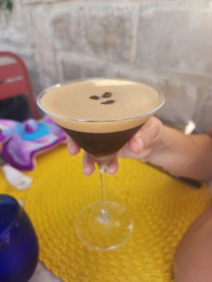 Espresso martini at Vivo Cafe & Restaurant in West Bay