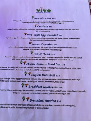   at Vivo Cafe & Restaurant in West Bay