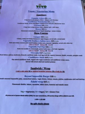   at Vivo Cafe & Restaurant in West Bay