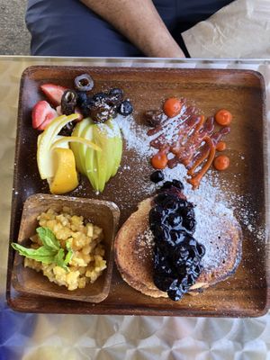 Coconut pancakes  at Vivo Cafe & Restaurant in West Bay