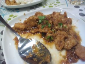 Spicy chicken (can't recall the exact name) at Inala Vegan Restaurant in Inala