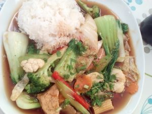 Vegan Restaurant Inala - seafood rice at Inala Vegan Restaurant in Inala