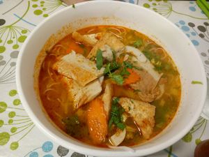 hot and sour soup  at Inala Vegan Restaurant in Inala