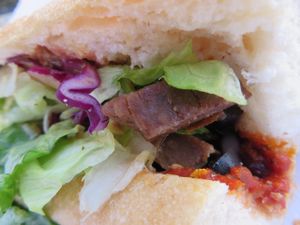 Baguette Madrid (vegan) at Kami Express in Saarbrucken