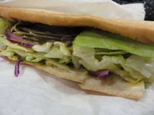 "Bordeaux" Baguette (vegan) at Kami Express in Saarbrucken