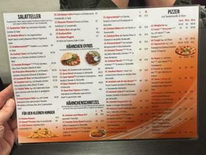 Menu 2 at Kami Express in Saarbrucken