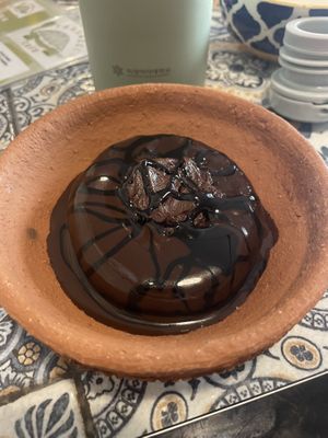 Chocolate donut   at Terrasen Cafe in Hyderabad