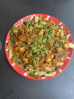 Egyptian fusion dish   at Terrasen Cafe in Hyderabad