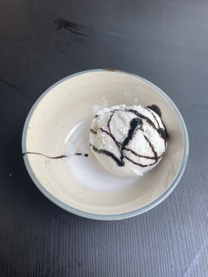 Vanilla ice cream  at Terrasen Cafe in Hyderabad