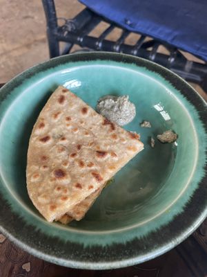 Pita bread   at Terrasen Cafe in Hyderabad