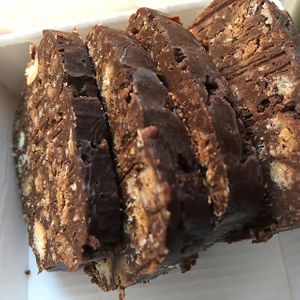 ";chocolate salami"; at Flower Burger - Viale Vittorio Veneto in Milan