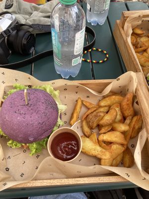 flower burger  at Flower Burger - Viale Vittorio Veneto in Milan