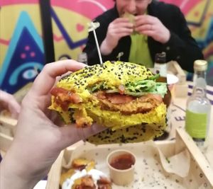 Spicy Cecio Burger  at Flower Burger - Viale Vittorio Veneto in Milan