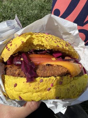 Barrow burger  at Flower Burger - Viale Vittorio Veneto in Milan