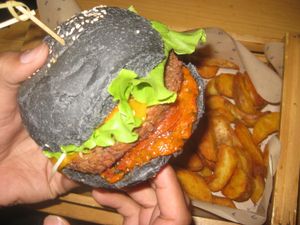 Flower burger at Flower Burger - Viale Vittorio Veneto in Milan