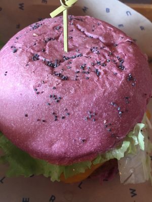 Cherry Bomb burger at Flower Burger - Viale Vittorio Veneto in Milan