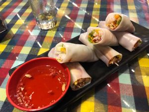 Fresh summer rolls  at Cuisine Viet & Lantern Lounge  in Hanoi