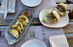Starters at BuenaVida Vegan in Tenerife