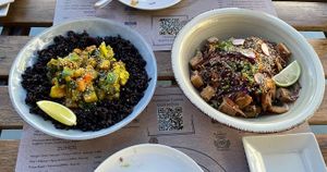 Mains at BuenaVida Vegan in Tenerife