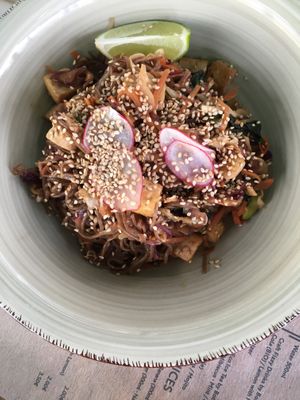 Spaghetti Vietnam at BuenaVida Vegan in Tenerife