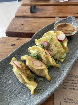 Gyoza   at BuenaVida Vegan in Tenerife