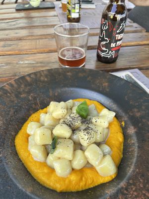 Gnocci  at BuenaVida Vegan in Tenerife