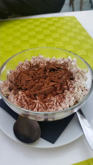 tiramisu at BuenaVida Vegan in Tenerife