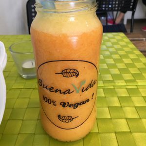 delicious drink at BuenaVida Vegan in Tenerife