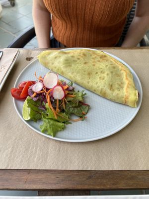 Crepe  at BuenaVida Vegan in Tenerife