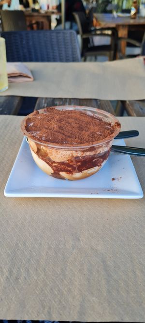 Vegan Tiramisu at BuenaVida Vegan in Tenerife