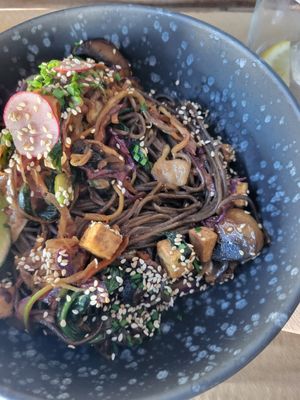 pasta at BuenaVida Vegan in Tenerife