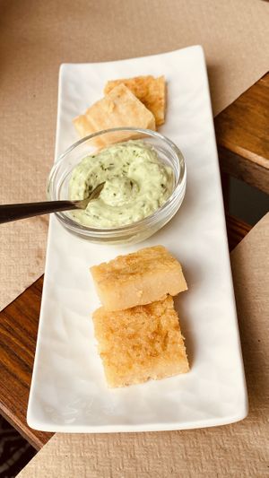 Mise en bouche offerte.  at BuenaVida Vegan in Tenerife