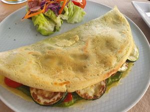 Creppe at BuenaVida Vegan in Tenerife