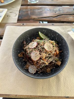 Spaghetti Vietnam  at BuenaVida Vegan in Tenerife