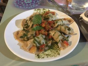 The food was amazing!  at BuenaVida Vegan in Tenerife