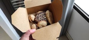 Assortment of (christmas) cookies at BuenaVida Vegan in Tenerife