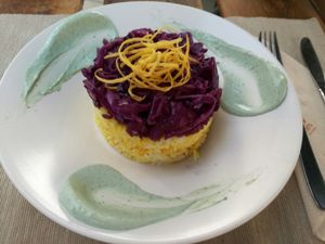 Jasmine Rice, yum! at BuenaVida Vegan in Tenerife