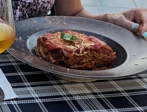 Lasagne was very good at BuenaVida Vegan in Tenerife