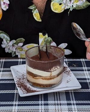 The god-tier tiramisu at BuenaVida Vegan in Tenerife