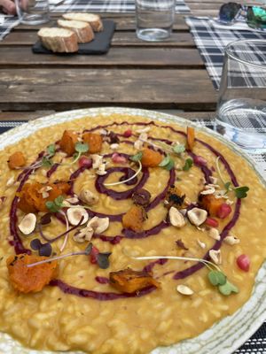 Pumpkin Risotto   at BuenaVida Vegan in Tenerife