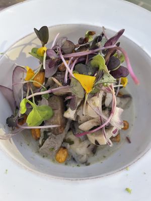 Vegan Ceviche   at BuenaVida Vegan in Tenerife