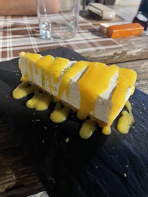 Cheesecake  at BuenaVida Vegan in Tenerife