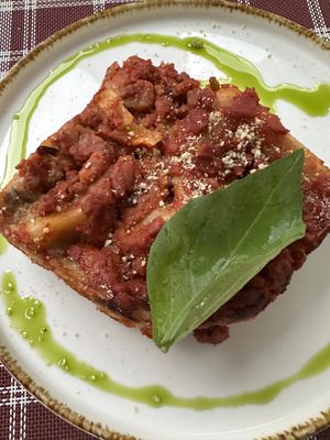 Lasagne  at BuenaVida Vegan in Tenerife