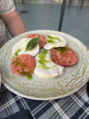 Caprese salad   at BuenaVida Vegan in Tenerife