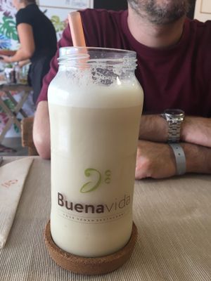 Batido de Vainilla at BuenaVida Vegan in Tenerife