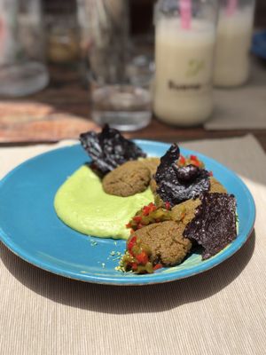 Tempeh Dish  at BuenaVida Vegan in Tenerife