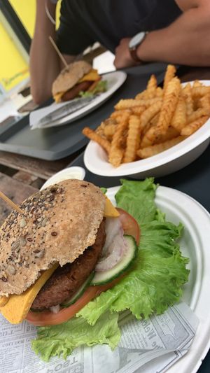 Beyond Burger at BuenaVida Vegan in Tenerife