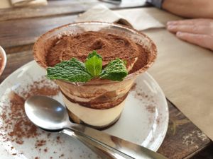 Tiramisu  at BuenaVida Vegan in Tenerife